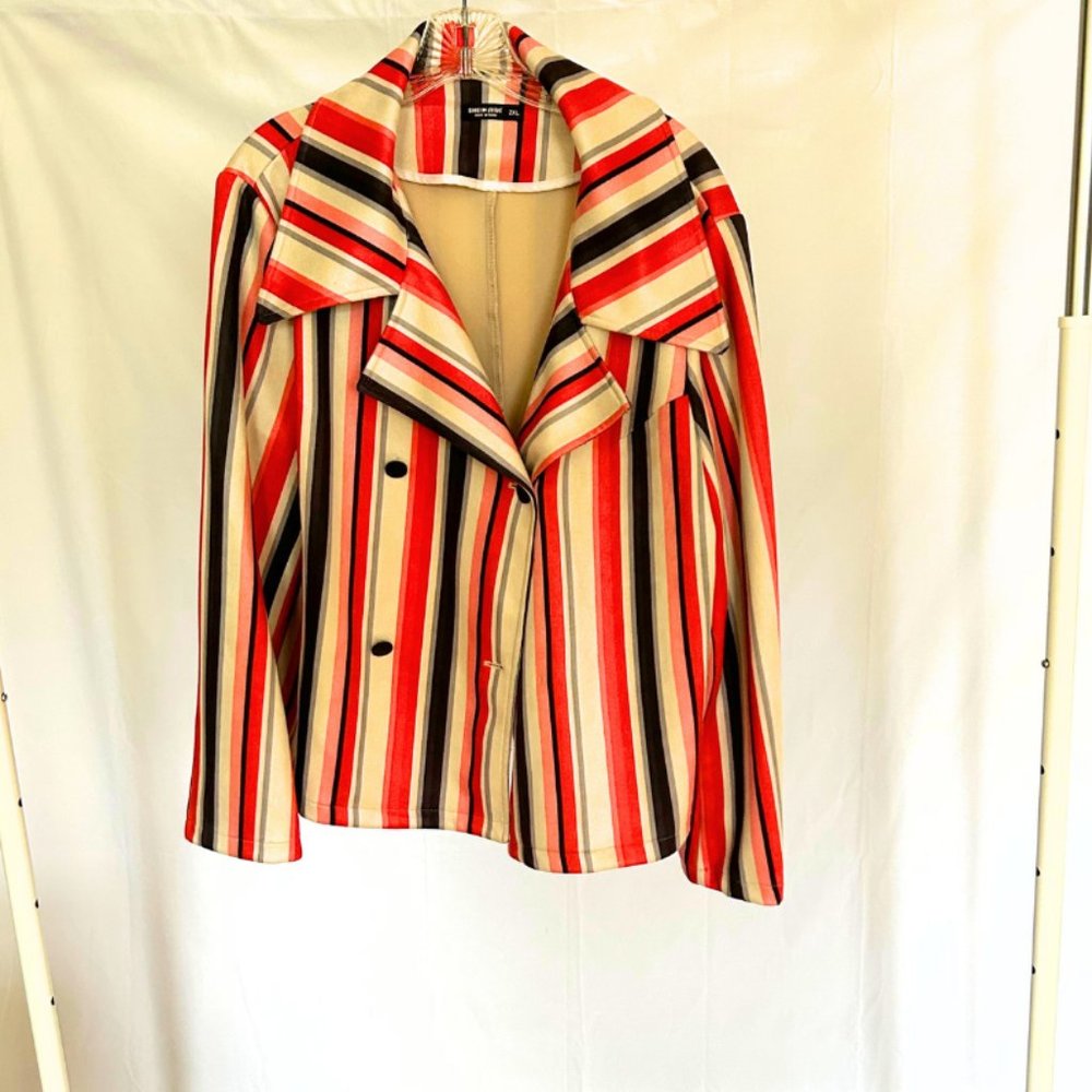 Shein Curve Multicolored Blazer